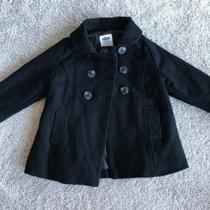 Like NEW GIRLS BLACK PEACOAT 3T.